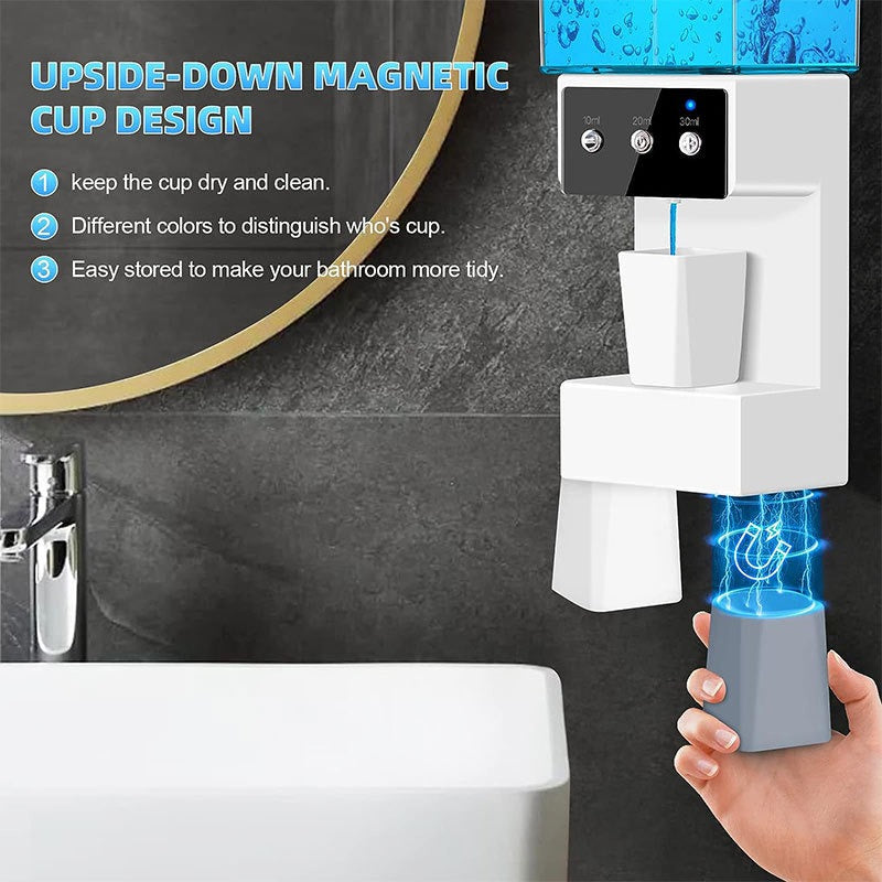 Automatic Mouthwash Dispenser Bathroom Wall Mounted 700ml