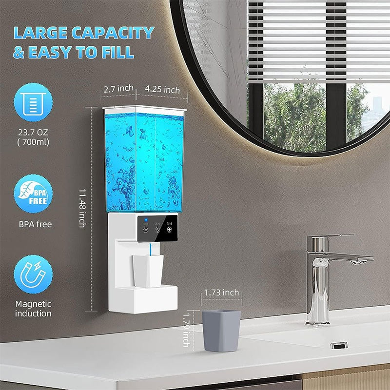 Automatic Mouthwash Dispenser Bathroom Wall Mounted 700ml
